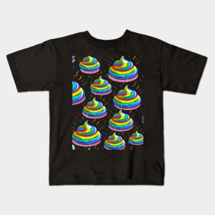 Rainbow Poo Party - Magical Unicorn Kids T-Shirt